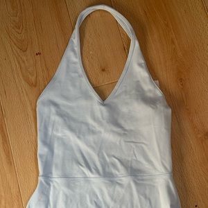 Wilfred light blue halter dress